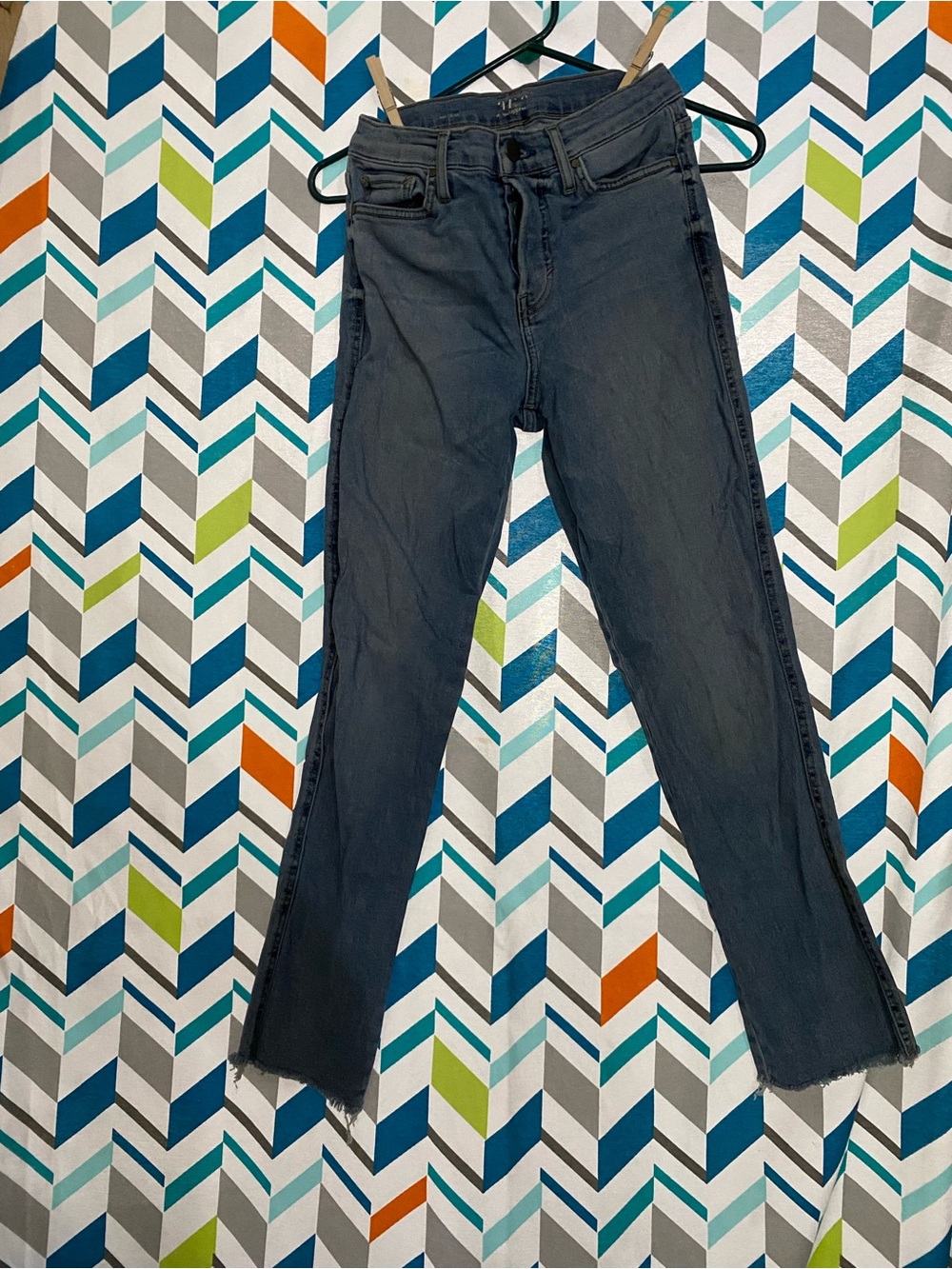 High waisted jeans
